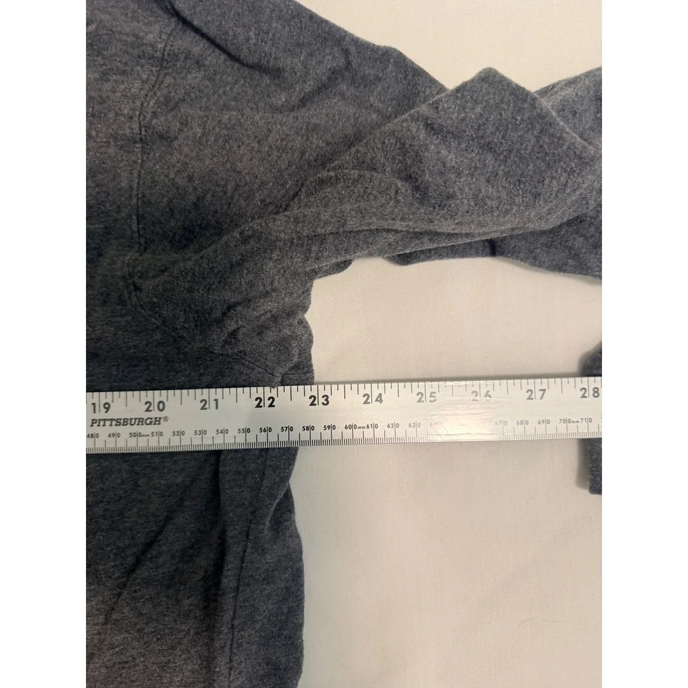 LL Bean Mens Gray Cotton Turtleneck Shirt Traditional Fit Large Reg 508115